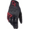 Rukavice TECHDURA, ALPINESTARS (černá/červená, vel. L)