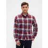 GAP Flanelová košeľa Červená XXL Červená Červená