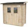 Twig Drevený záhradný domček BH19 Argenta, prírodný, 198 x 98 cm