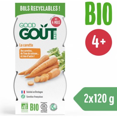 Good Gout Bio Hráškové pyré 2 x 120 g