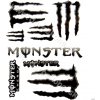 Nálepky na auto Monster Energy čierne – štýlový dizajn pre tuning