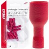 AMIO Elektrické konektory izolované – samica (násuvka) 6.6mm 0.5-1.5mm2 10A 10ks