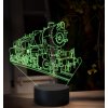 Beling 3D lampa, Parný rušeň 555.0, 16 farebná SXQ45