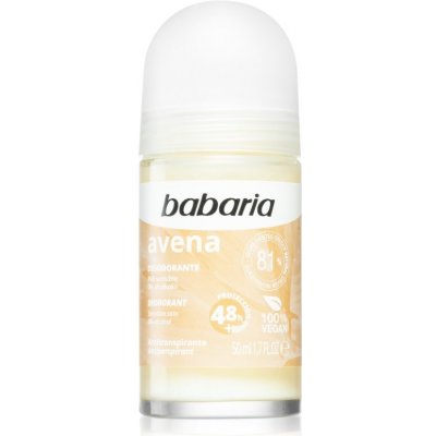 Babaria Deodorant Oat antiperspirant roll-on pre citlivú pokožku 50 ml