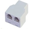 Dvojspojka RJ12, 1x6p6c/2x6p6c - telefonní DVOJSP6-6 OEM