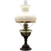 Floriánova huť Petrolejová lampa RŮŽENA 50 cm lesná zelená zdobená cínom FL0059 + záruka 3 roky zadarmo + záruka 3 roky zadarmo