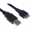 PremiumCord Kabel Micro USB 3.0 5Gbps USB A - Micro USB B, MM, 0,5m (ku3ma05bk)