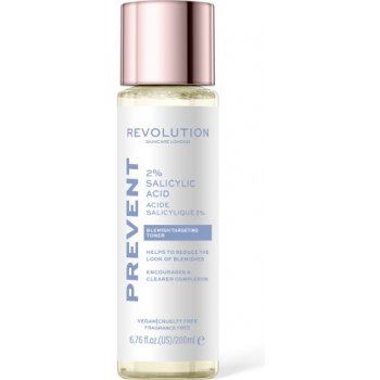 Makeup Revolution Skincare 2% Salicylic Acid pleťové tonikum 200 ml