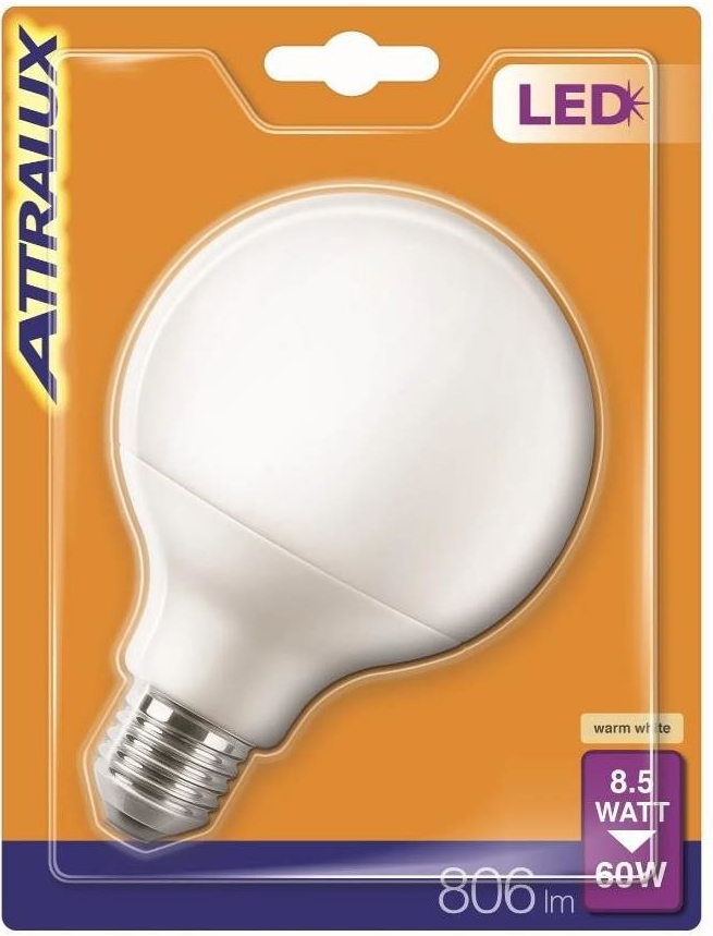 Attralux LED žiarovka G95 E27/8,5W/230V 2700K Attralux P5421