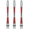 Winmau Winmau násadky Triad Aluminium Medium, Varianta Červená
