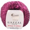 Pletacia priadza Gazzal ROCK 'N' ROLL 13912 ružová sýta