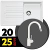 BLANCO SET 10-D 25 ZIA 5 S + MIDA-S biela