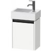 Duravit Ketho.2 - Umývadlová skrinka, 44x36x24 cm, 1 dvierka, pánty vpravo, matná biela K25071R18180000