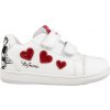 Detské voľnočasové tenisky Geox, B NEW FLICK GIRL Biela,Červená,Čierna 21