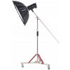 SucceBuy Fotografický statív 146,3-298,7CM Regulácia výšky s kolieskami
