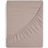 INSPIO Plachta Napínacia na matrac- svetlohnedý velúr 180/200/30 160x200 - 180x200 hnedá