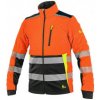 CXS BENSON Pánska výstražná softshellová bunda, oranžovo-čierna 1117-001-210 S