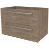 Mereo, Mereo Bino, kúpeľňová skrinka 81 cm, Multidecor, Dark Rockford Hic, MER-CN691SDRH1