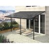 Hliníková pergola Rojaplast Bruce H 557 x 305 x 240/285 cm sivá