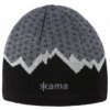 Kama pletená Merino čepice A169 110 - černá XL XL - černá