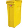 Kôš SLIM JIM 87l žltý Rubbermaid (Odpadkový plastový kôš SLIM JIM 87litr. Rubbermaid)