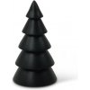 KINTA Drevený stromček SKIRT Black Dye 13 x 8 cm