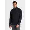 Gant D1. WAFFLE HALF ZIP SWEAT modrá