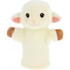 Keel Toys Keeleco plyšový maňuška na ruku eko 27 cm Ovečka