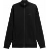 Pánska mikina na zips 4F, SWEATSHIRT-FULL ZIP čierna XXL