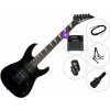 Jackson JS1X Dinky Minion AH FB SET 2 Black Elektrická gitara