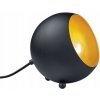 Stolná lampa Reality Leuchten Billy čierna, žltá 28 W