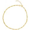 Olivie Strieborná retiazka na nohu 23-26cm SINGAPORE GOLD 7639 Ag 925; ≤2,0 g.