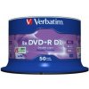 Verbatim DVD+R DL, Double Layer Matt Silver, 43758, 8.5GB, 8x, spindle, 50-pack, 12cm, pro archivaci dat