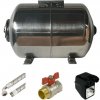Vodárenský set 60L AQUA OLA ležatý, nerezový BSK-3A