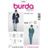 Strih Burda 2767 - Pánsky frak/oblek z roku 1848 (v angličtine)