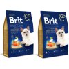 BRIT Premium By Nature Adult Cat Salmon 2x8kg