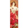 Záložka Alfons Mucha Rubín
