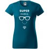 Handel Tričko - Super babka Farba: benzínovomodrá, Veľkosť: 2XL, Strih oblečenia: dámsky