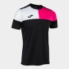 CREW V SHORT SLEEVE T-SHIRT BLACK PINK WHITE S