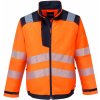 Portwest T500 HI-VIS Reflexná bunda PW3 L, Fluorescenčno oranžová-Námornícka modrá