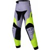Kalhoty RACER VEIL KIDS, ALPINESTARS, dětské (šedá/žlutá fluo, vel. 20)