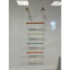 Montessori Furniture Povrazový rebrík 5 priečok -140 cm INDOOR Pastel