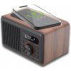 CARNEO W100 Rádio DAB+, FM, BT, Wireless charge WOOD 8588007861937