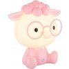 GLOBO 21760P SHEEPY dotyková stolná lampička detská V220mm LED 1W 48/32lm 3000K ružová, biela, USB Cable incl., 3StepDIM