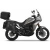 SHAD Kompletná sada sedlových brašní SHAD TERRA TR40 adventure a hliníkového kufra SHAD TERRA BLACK 37L vrátane montážnej sady SHAD Moto Morini X-Cape 649