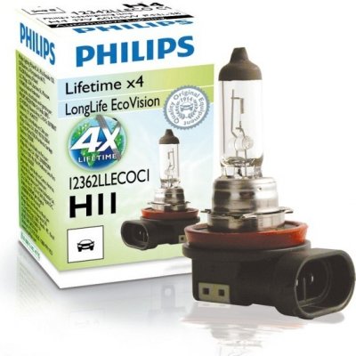 Philips LongLife EcoVision H11 PGJ19-2 12V 55W