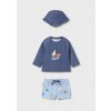 Plavkový set - tričko, kraťasy a klobúk Mayoral - 2601619035-v ext. sklade