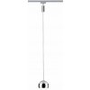 Paulmann Závěsné svítidlo pro kolejiště URail CAPSULE LED II DIM 6W 2700K 230V matný chrom / kov
