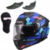 MOTOCYKLOVÁ PRILBA LS2 FF808 STREAM II slnečná clona MIKA black blue ECE 22.06