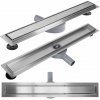 Rea Neox Pro, odtokový sprchový žľab 60 cm, brúsená oceľ, REA-G5807